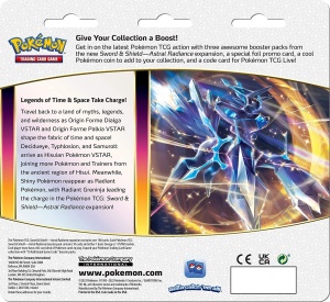 Pokémon TCG: Меч и щит - Астрално сияние 3 опаковки блистер - Eevee - Img 2