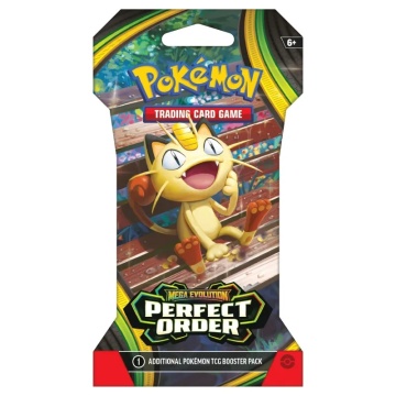 Pokémon TCG: Mega Evolução - Ordem Perfeita Pacote de Reforço com Protetores Ordem Perfeita (10 Cartas) - Img 4