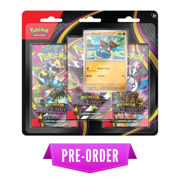 Pokémon TCG: Mega Evolución - Pitch Black — Paquete de 3 sobres de refuerzo - Img 2