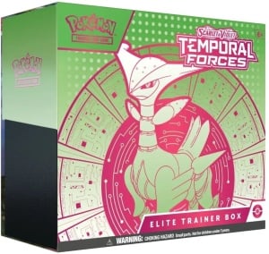 Pokémon TCG : Scarlet & Violet 5 Temporal Forces Elite Trainer Box - Feuilles de Fer