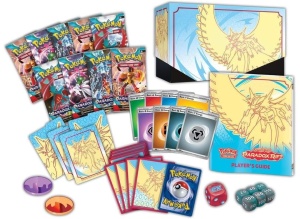 Pokémon TCG: Scharlachrot & Violett 4 Paradoxe Kluft Brüllender Mond Elite-Trainer Box Set Box Set - Img 2