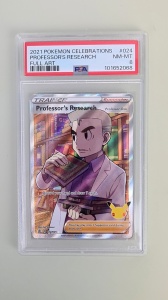Professor's Research #024/025 (Oak) PSA 8 Near Mint Full Art (English) - Img 2