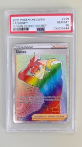 Sidney FA/SIDNEY #279/264 Full Art Ultra Raro (Inglês) PSA 10 GEM MT - Img 3