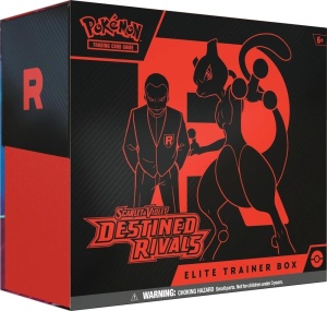 Zestaw PokeMANIA Destined Rivals (Zespół R) 45 pakietów: Pudełko z boosterem + Pudełko z elitarnym trenerem - Img 2