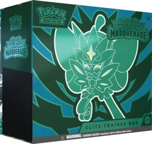 Σετ καρτών Pokémon TCG: Scarlet & Violet 6 Twilight Masquerade Elite Trainer Box