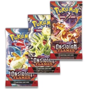 Σετ Pokemon TCG: Scarlet & Violet 3 Obsidian Flames 3 τεμάχια σε συσκευασία blister - Eevee - Img 3