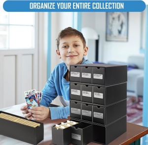 8000+ Trading Card Storage Boxes - Cutie Cartonașe Pokemon cu 50 Card Dividers - Img 6
