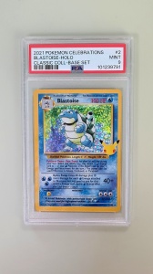 Blastoise Holo #2/102 PSA 9 Mint (Engelska) - Img 3