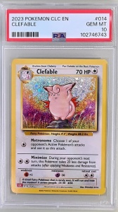 Clefable Holo #014/034 Holo Raro (Inglés) PSA 10 GEM MT
