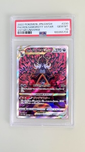 Hisuian Samurott Samurott VSTAR FA/HSN. SAMUROTT VSTAR VSTAR #230/172 Full Art Ultra Rare (japán) PSA 10 GEM MT - Img 2