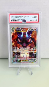 Lucario VSTAR FA/LUCARIO VSTAR #SWSH291 Full Art Ultra Rare (English) PSA 10 GEM MT - Img 3