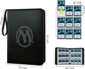 Pasta TCG Premium para 720 Cartas de Baralho - Preta, Tamanho M (720 cartas) - Img 3
