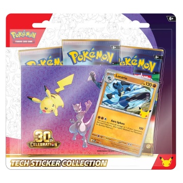 Pokemon TCG: 30th Celebration Tech Sticker Collection - Lucario - Img 2