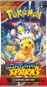 Pokémon TCG Card Pack: Scharlachrot & Violett 8 Surging Sparks DE Factory Sealed Booster Pack - 1 Booster Pack