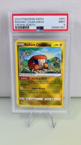 Radiant Charjabug #051/159 Radiant Rare (Български) PSA 9 - Img 3