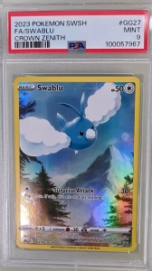 Swablu FA/SWABLU #GG27/GG70 Пълно изкуство Ултра рядко (английски) PSA 9 MINT - Img 1