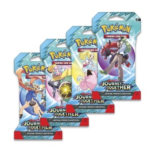 Πακέτο ενίσχυσης Pokemon TCG Journey Together με μανίκια - Scarlet & Violet 9 (10 κάρτες)