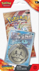 Πακέτο καρτών Pokémon TCG: Scarlet & Violet 8 Surging Sparks Checklane Blister - Wooper