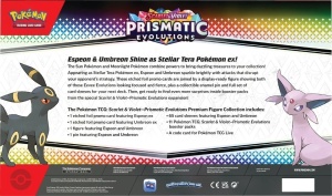 Колекция фигурки Pokémon TCG Scarlet & Violet Prismatic Evolutions Premium - Img 9