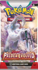 Пакет карти Pokémon TCG: Scarlet &amp; Violet 2 Paldea Evolved BG Фабрично запечатан бустер пакет - Img 1