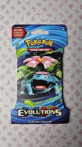 4 Pokemon XY Evolutions Sleeved Booster Packs (Komplettes Art Set) - Img 5