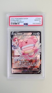 Blissey V #TG22/TG30 Πλήρες έργο τέχνης εξαιρετικά σπάνιο (Αγγλικά) Ανακοίνωση δημοσίου συμφέροντος 10 GEM MT - Img 2