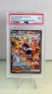 Greninja ex #214/167 Специална илюстрация Рядко PSA 9 MINT (български) - Img 3