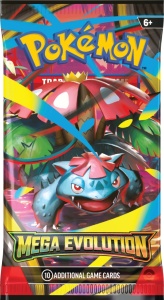 Pachet Carti Pokémon TCG Mega Evolution Booster Pack - 1 Pachet Booster - Img 2