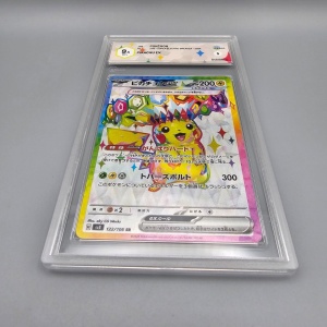 Pikachu ex #122/106 SR GRAAD 9.5 Mint+ (японски) - Img 6