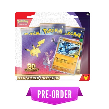 Pokemon TCG: 30th Celebration Tech Sticker Collection - Lucario