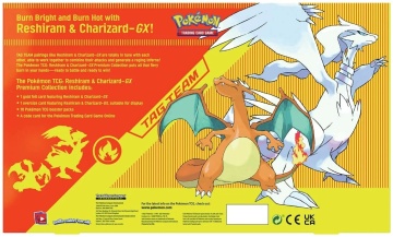 Pokémon TCG: Kolekcja Reshiram i Charizard-GX Premium w zapieczętowanej wersji - Img 4