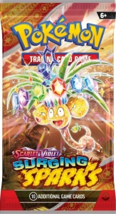 Pokémon TCG-kortpaket: Scarlet & Violet 8 Surging Sparks EN Fabriksförseglad Boosterpaket - 1 Boosterpaket - Img 3