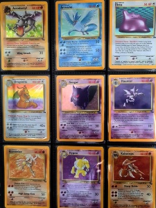 Set Complet 62 Cărți Pokémon TCG Fossil Unlimited 1999 (WotC) EN - Img 1