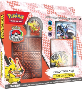 Set Pokémon TCG: 2023 Weltmeisterschaftsdeck - Shao Tong Yen: Verlorene Box Kyogre - Img 1