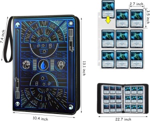 TCG Binder - Φάκελος Αποθήκευσης Καρτών Παιχνιδιού TCG Premium 720 Double PU - Blue Cyberpunk (720 κάρτες) - Img 2