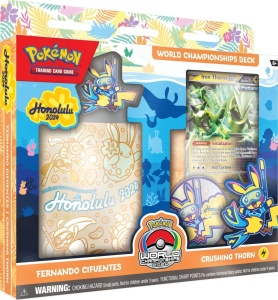 Σετ Pokémon TCG: Τράπουλα Παγκοσμίου Πρωταθλήματος 2024 - Fernando Cifuentes: Crushing Thorn