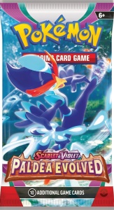 Пакет карти Pokémon TCG: Scarlet &amp; Violet 2 Paldea Evolved BG Фабрично запечатан бустер пакет - Img 2