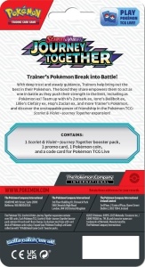 Пакет карти Pokemon TCG: Scarlet & Violet 9 Journey Together Checklane Checklane Блистер - Yanma - Img 2