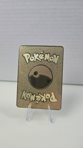 Charizard GX Gold - PokéMetal Carte (Fan Art) Συλλεκτική Μεταλλική Κάρτα - Img 4