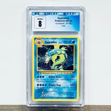 Gyarados Holo #34/108 — CGC 8 NM/Mint (XY Evolutions Base Set Tribute, 2016) - Img 2
