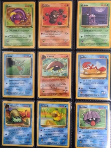 Kompletter Satz von 62 Karten Pokémon TCG Fossil Unlimited 1999 (WotC) DE - Img 6