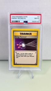 Odzyskiwanie energii #81/102 Vintage 1999 Common PSA 8 NM-MT EN - Img 3