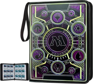 Pasta para Cartas TCG Premium 720 com Dupla Camada de PU - Sonho Roxo (720 cartas)