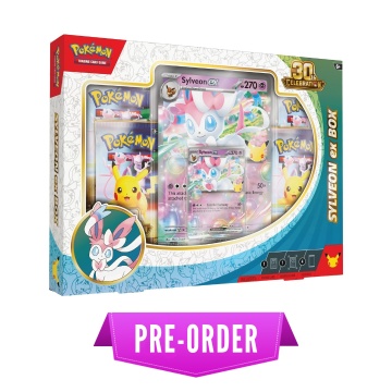 Pokemon TCG: 30th Celebration Pokemon ex Box - Sylveon ex