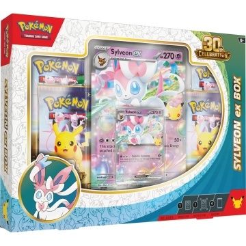 Pokemon TCG: 30th Celebration Pokemon ex Box - Sylveon ex - Img 2