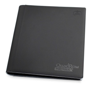 Pokemon TCG Binder - Ultimate Guard QuadRow 24-Pocket XenoSkin Portfolio - Schwarz (480 Karten)