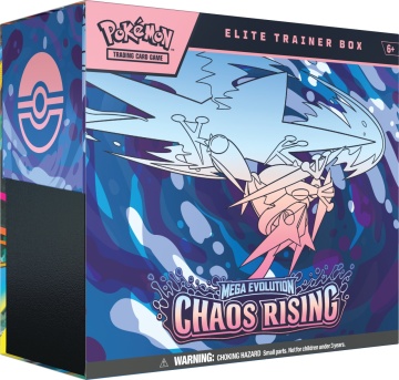Pokémon TCG: Mega Evolução — Ascensão do Caos Caixa de Treinador de Elite