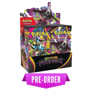 Pokémon TCG: Mega Evolução — Caixa Expositora de Boosters Preto Absoluto (36 pacotes) - Img 2