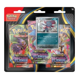 Pokémon TCG: Mega Evolução - Chamas Fantasmagóricas - Blister com 3 Cartas - Weavile