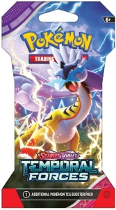 Pokémon TCG: Scarlet & Violet 5 Temporal Forces Бустер пакет с ръкави за Temporal Forces (10 карти) - Img 3